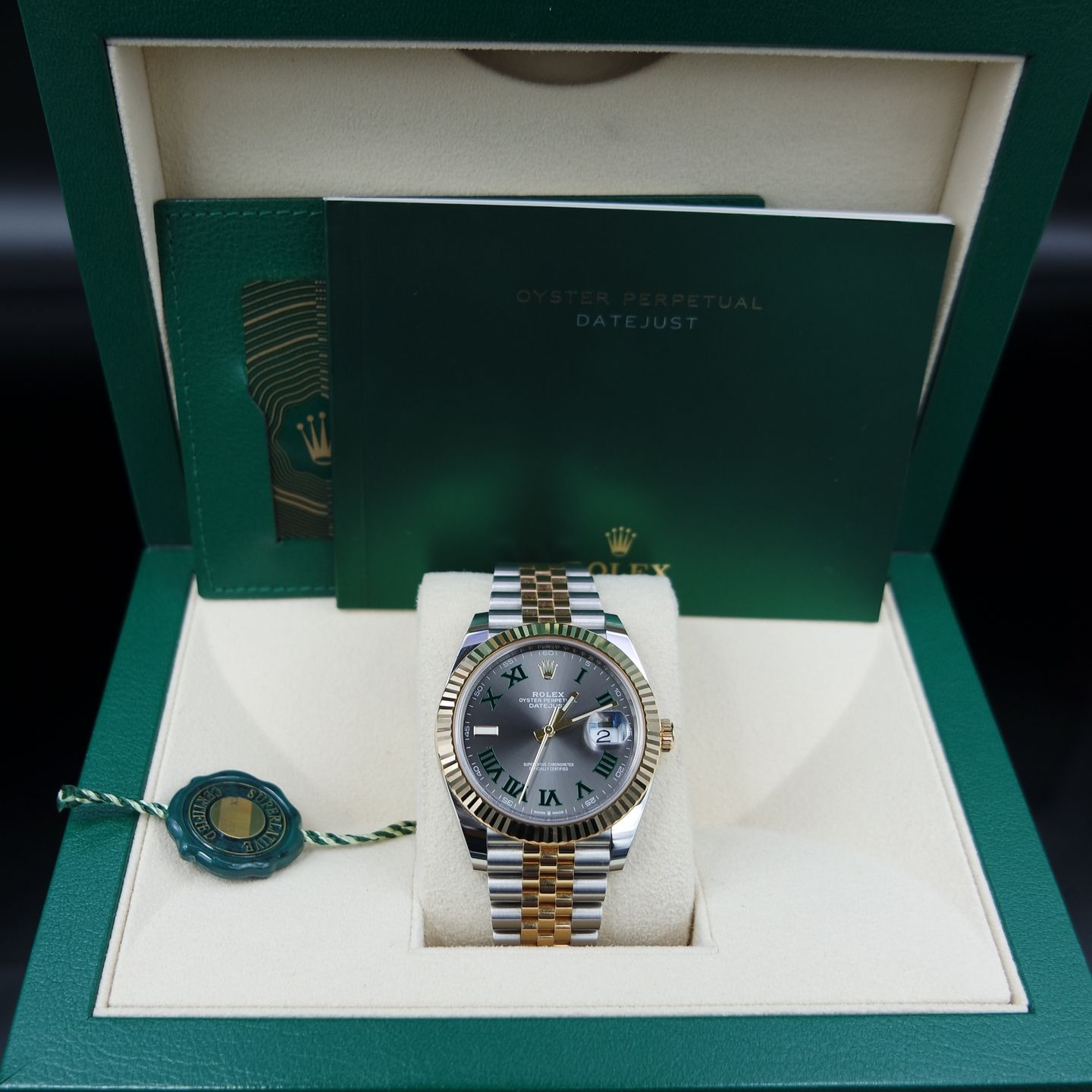 Rolex Datejust 41 126333 (2023) - Grey dial 41 mm Gold/Steel case (6/6)