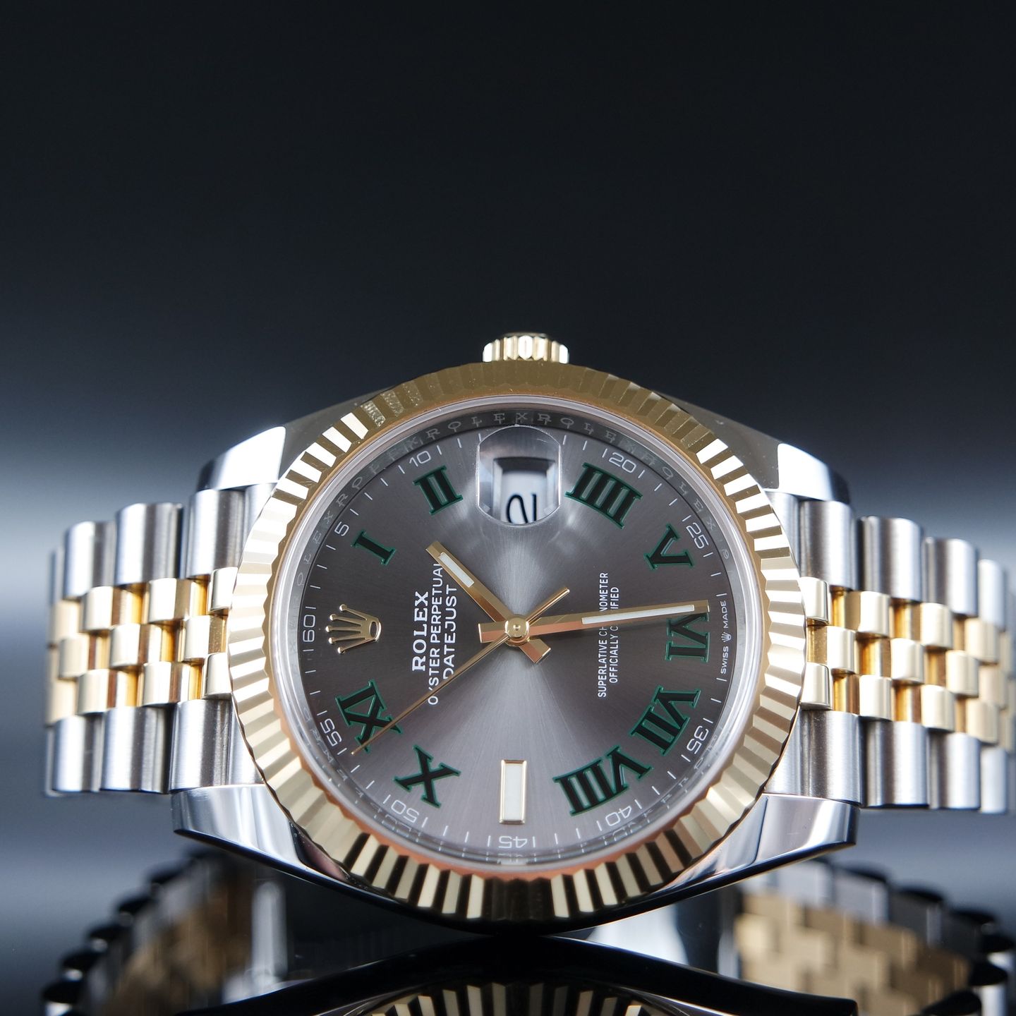 Rolex Datejust 41 126333 (2023) - Grey dial 41 mm Gold/Steel case (1/6)