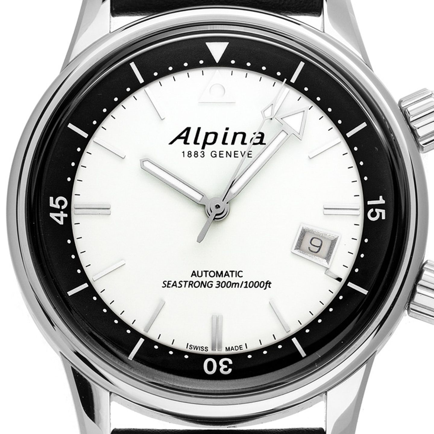 Alpina Seastrong AL-525S4H6  (Onbekend (willekeurig serienummer)) - Zilver wijzerplaat 42mm Staal (1/7)