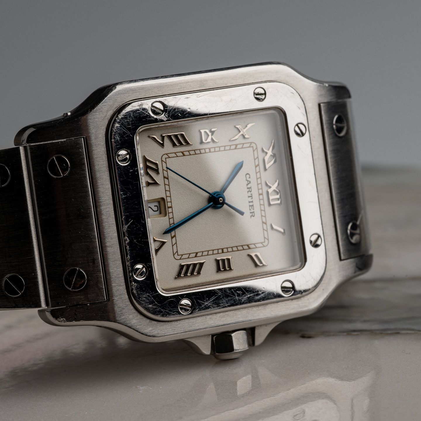 Cartier Santos Galbée 1564 (Unknown (random serial)) - Unknown dial 29 mm Steel case (4/8)