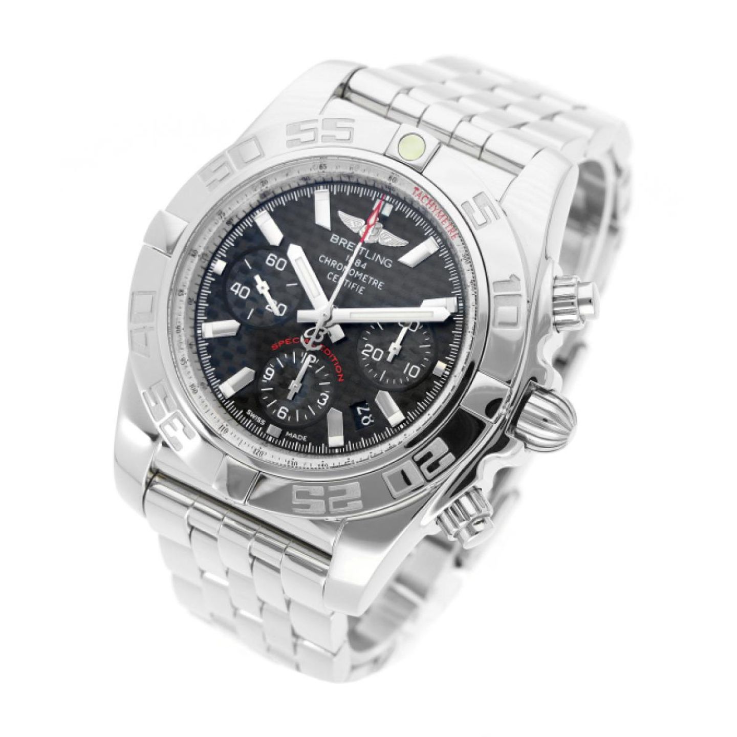 Breitling Chronomat 44 AB011012/BE69 (2019) - Black dial 44 mm Steel case (2/5)
