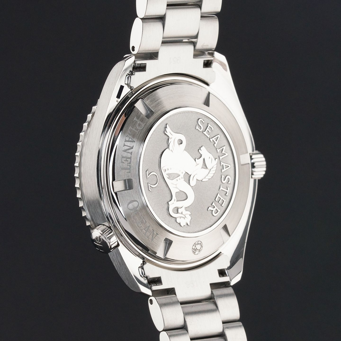 Omega Seamaster Planet Ocean 2208.50 (2009) - Black dial 46 mm Steel case (7/8)