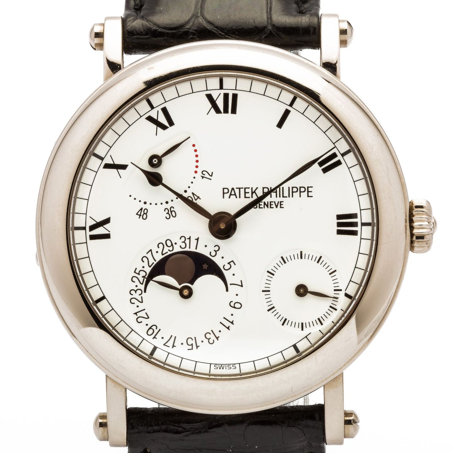 Patek Philippe Complications 5054G (2000) - Wit wijzerplaat 36mm Witgoud (1/7)