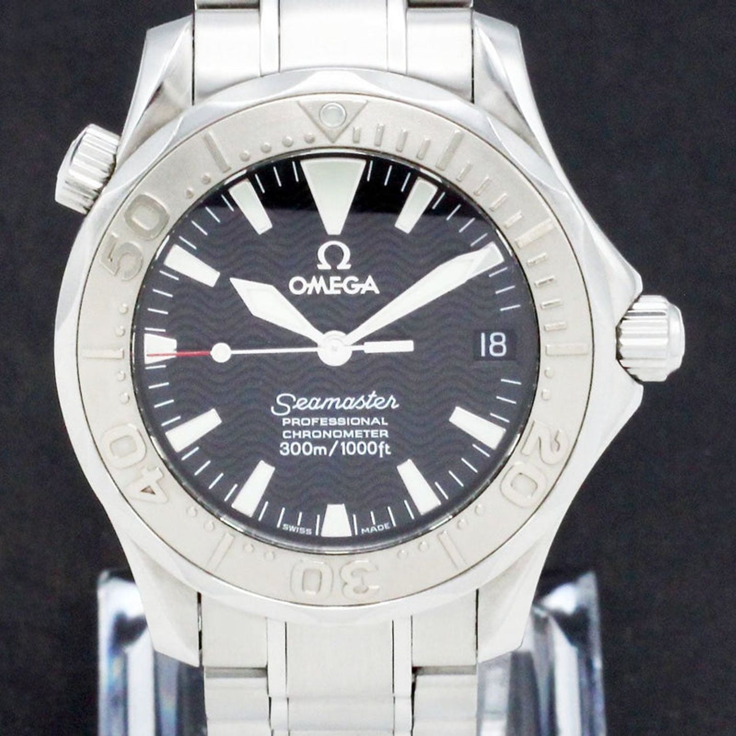 Omega Seamaster Diver 300 M 2236.50.00 (2006) - Zwart wijzerplaat 36mm Staal (1/7)