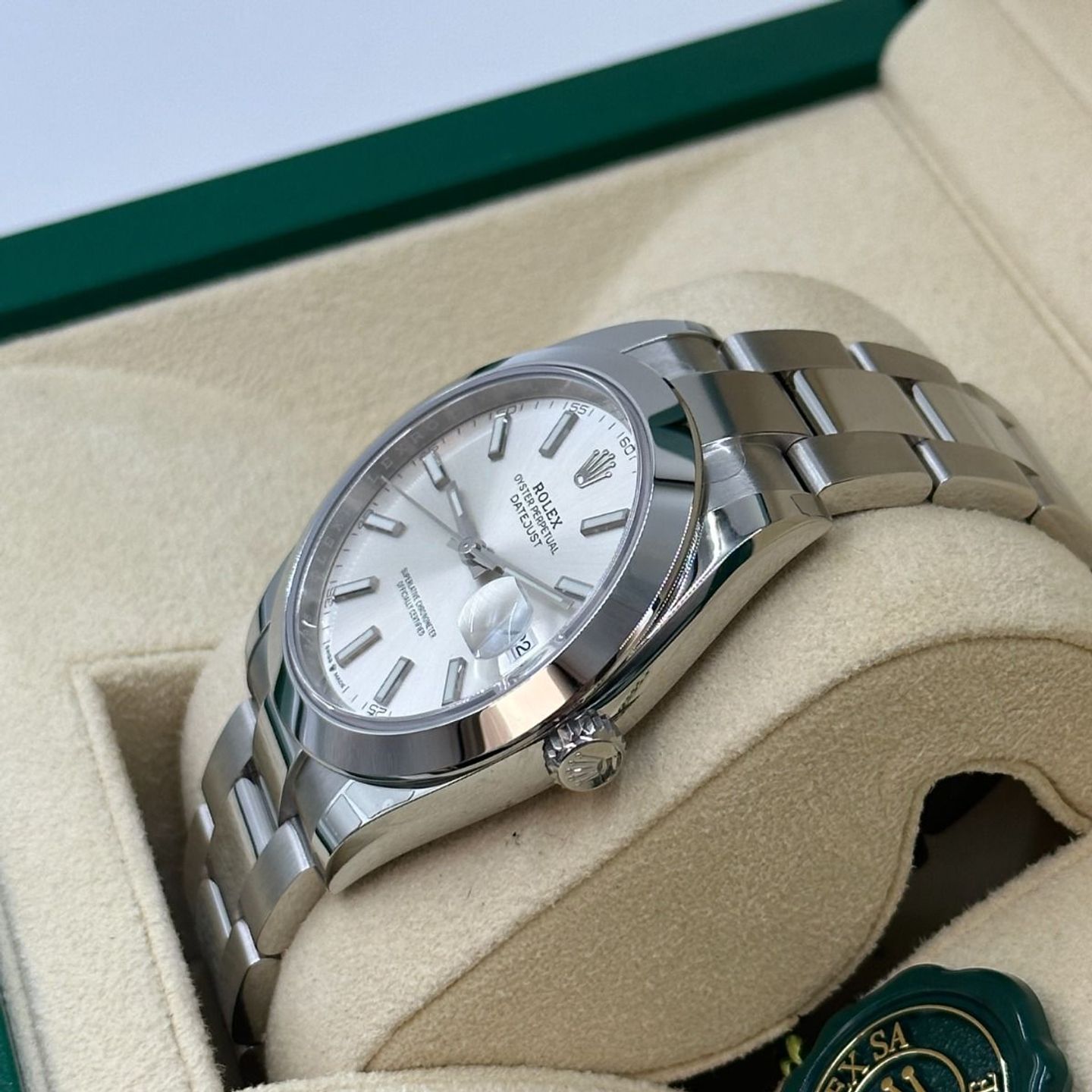 Rolex Datejust 41 126300 (2024) - Zilver wijzerplaat 41mm Staal (6/8)