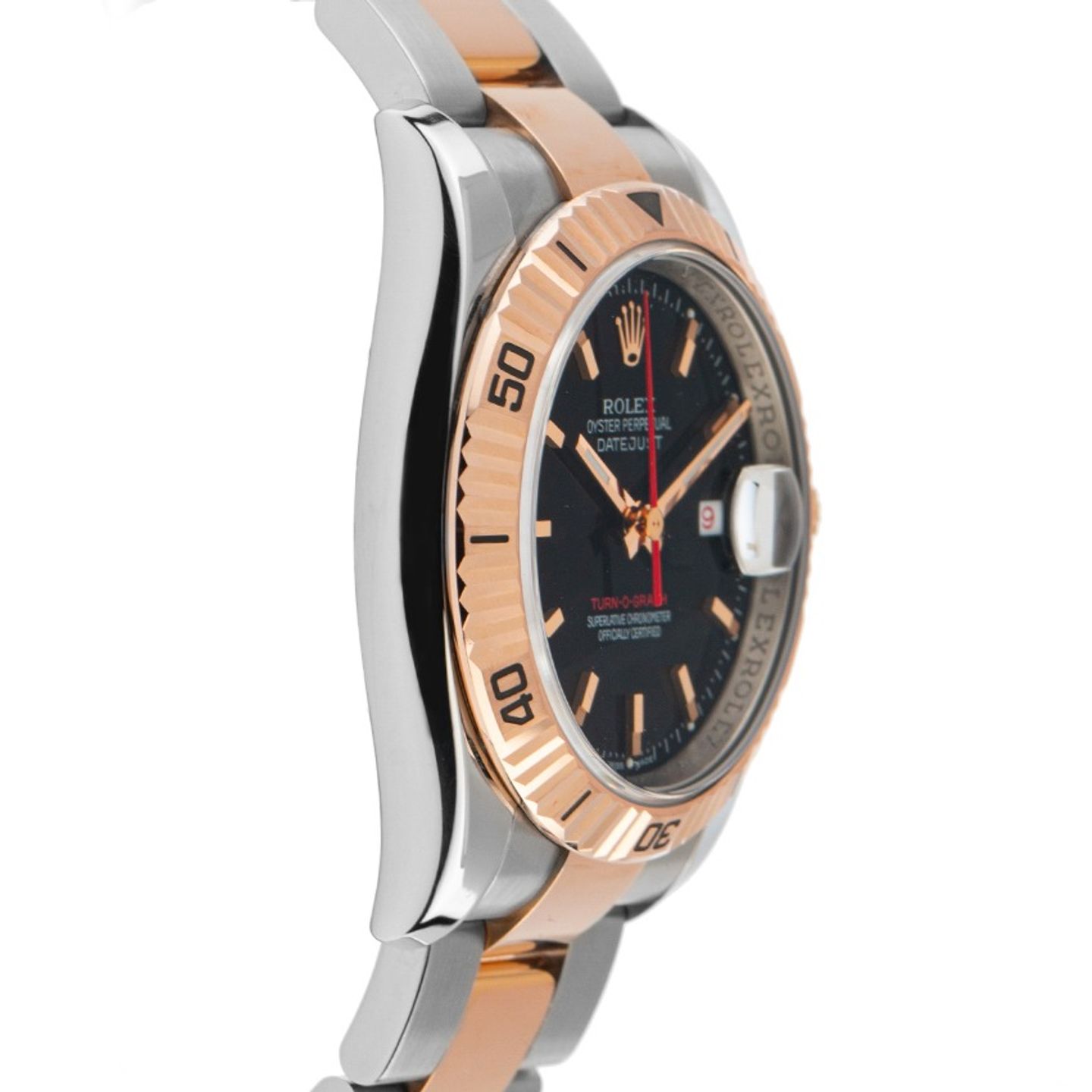 Rolex Datejust Turn-O-Graph 116261 (2005) - 36 mm Gold/Steel case (5/8)