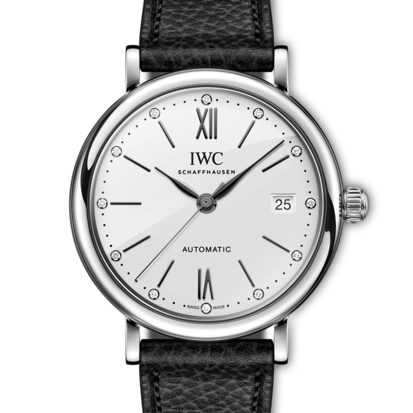 IWC Portofino Automatic IW458610 (2024) - Wit wijzerplaat 37mm Staal (1/1)