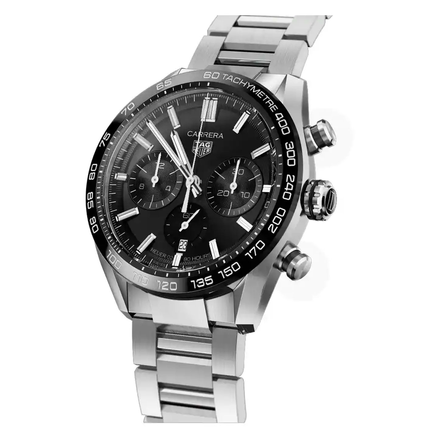 TAG Heuer Carrera CBN2A1B.BA0643 (2025) - Zwart wijzerplaat 44mm Staal (3/3)