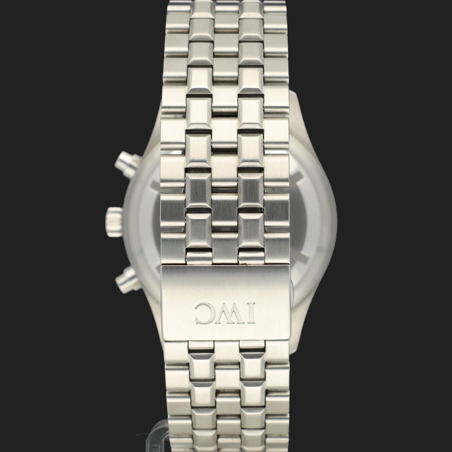 IWC Pilot Chronograph IW371701 (2011) - Zwart wijzerplaat 42mm Staal (6/8)