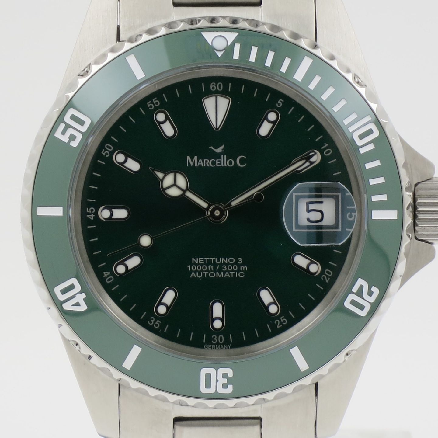 Marcello C. Nettuno 3 2028.6 (2023) - Green dial 40 mm Steel case (1/4)