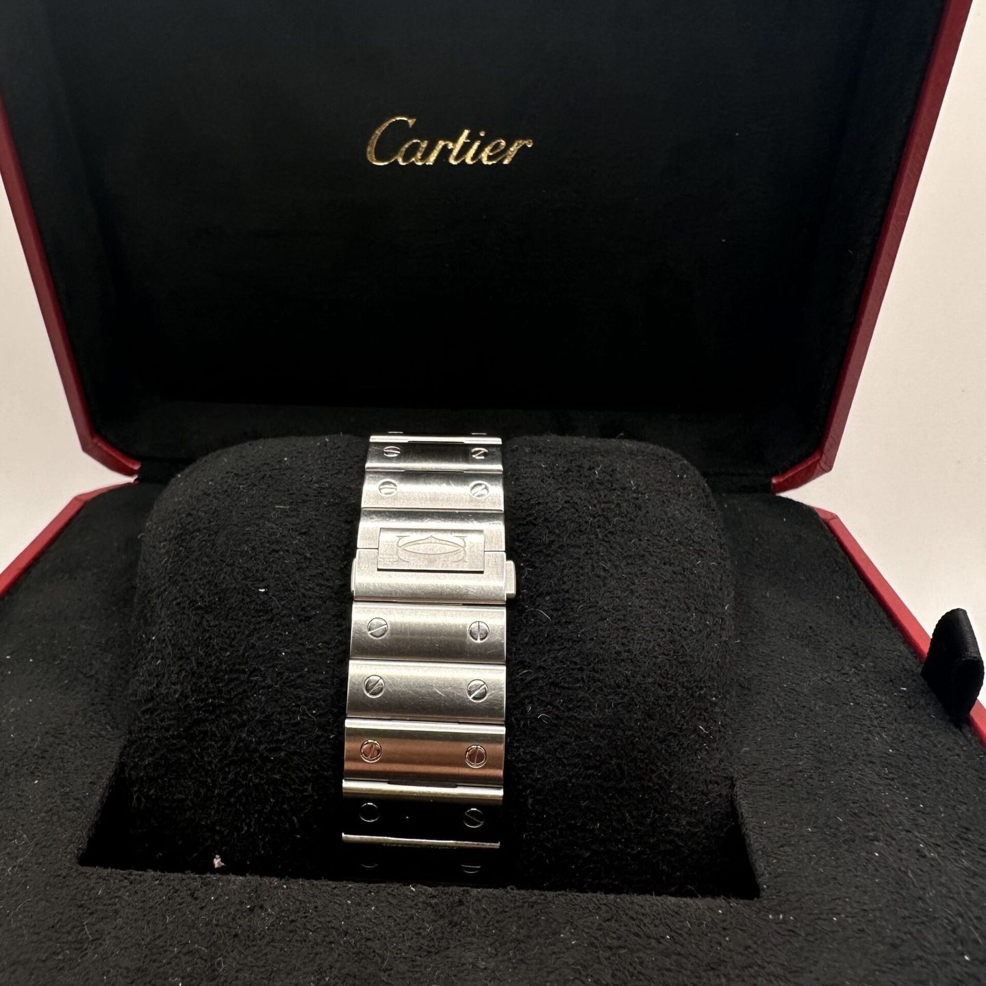 Cartier Santos WSSA0037 (2023) - Grijs wijzerplaat 40mm Staal (5/5)