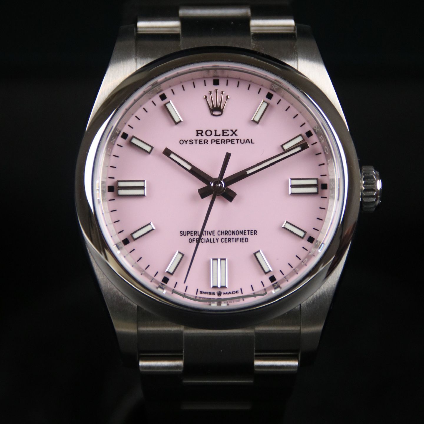 Rolex Oyster Perpetual 36 126000 (2023) - Pink dial 36 mm Steel case (1/8)