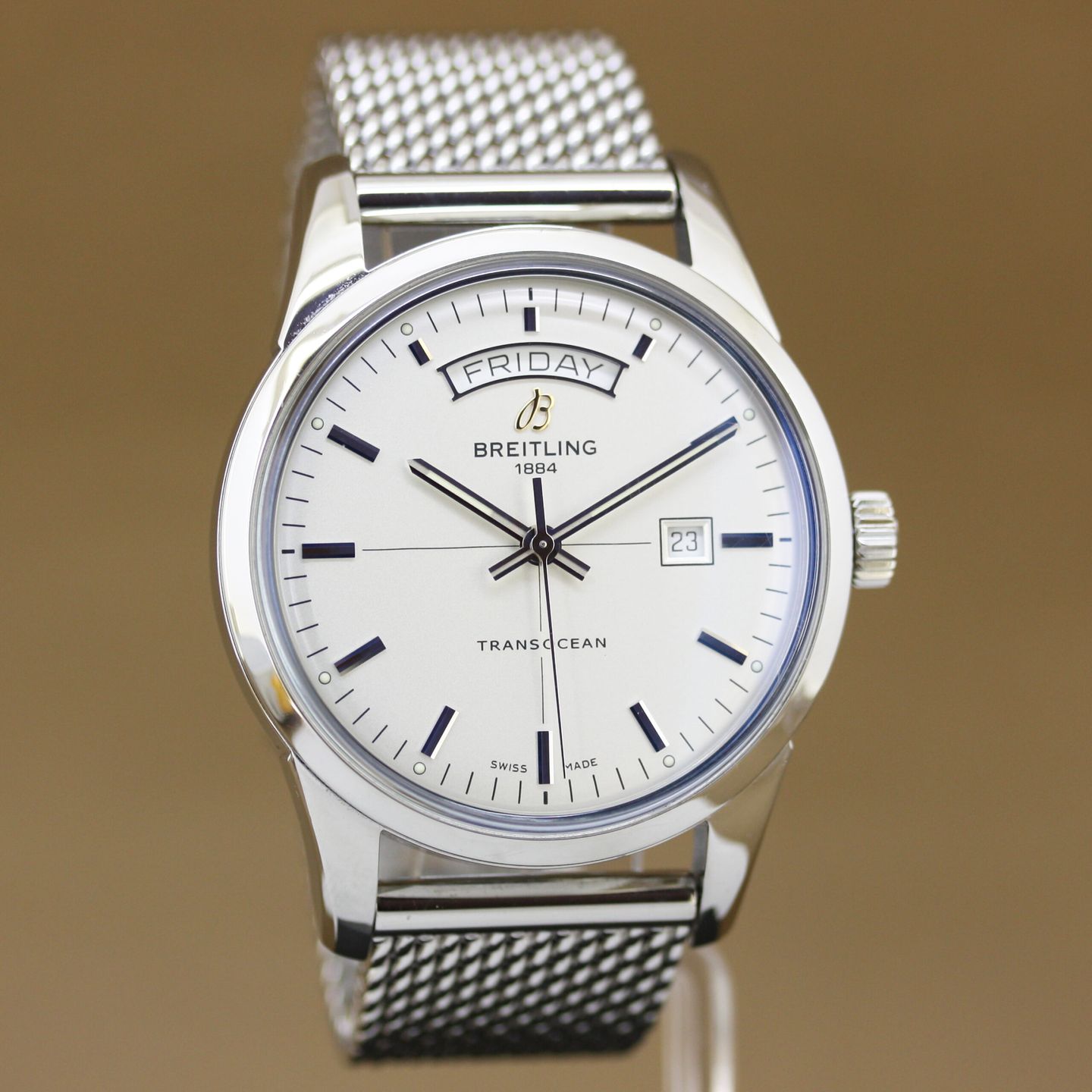 Breitling Transocean Day & Date A45310 (2017) - 43 mm Steel case (5/8)