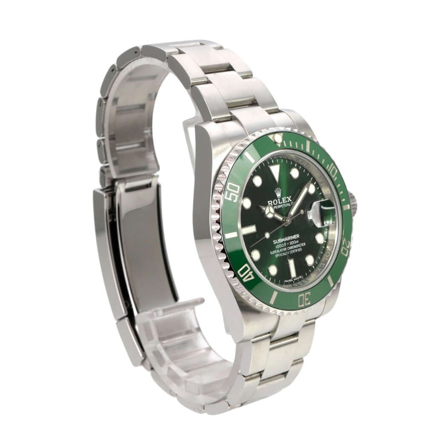 Rolex Submariner Date 116610LV (2020) - Green dial 40 mm Steel case (4/8)