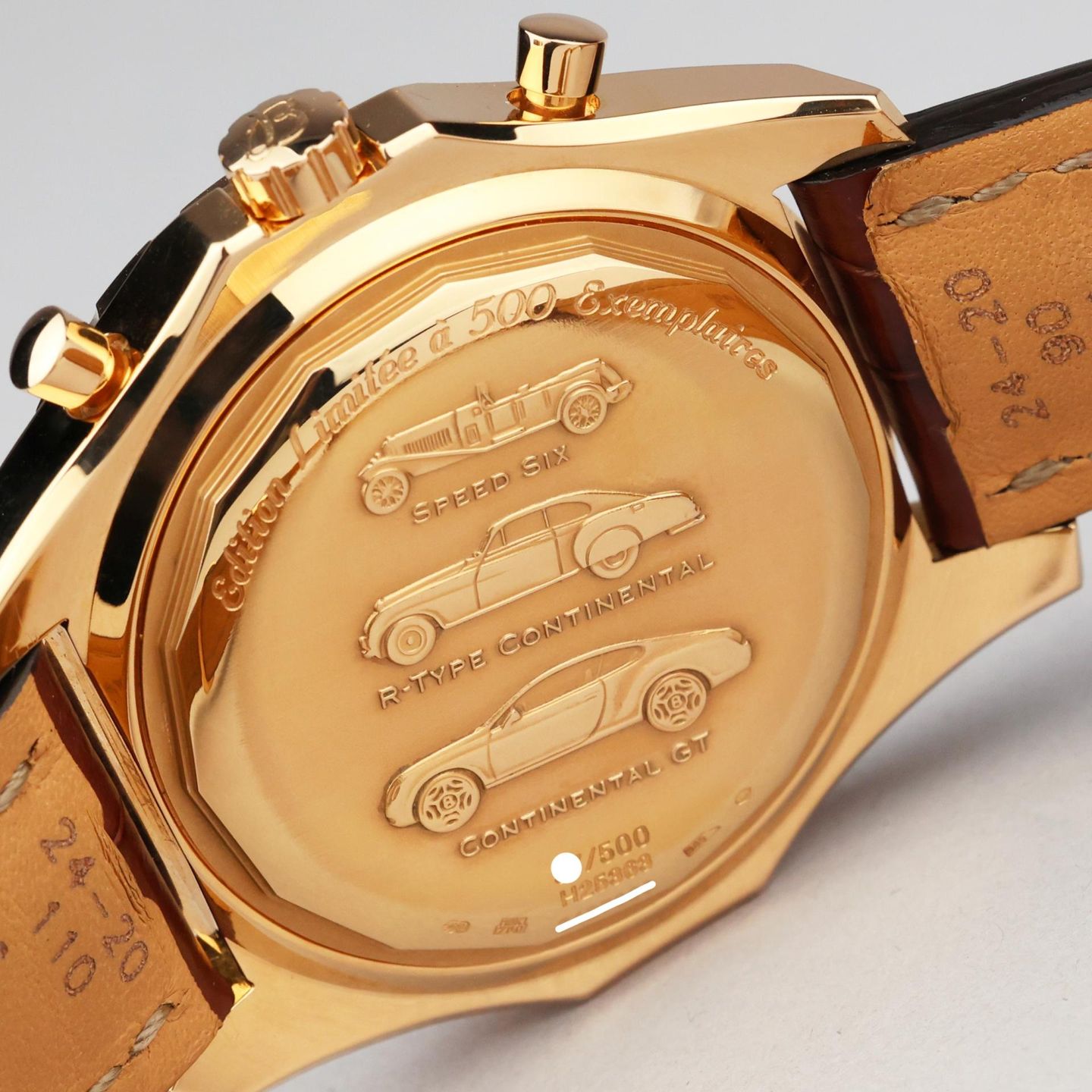 Breitling Bentley Motors H25363 (2007) - 49 mm Rose Gold case (7/8)