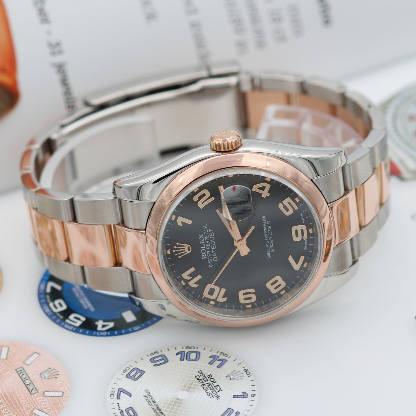 Rolex Datejust 36 116201 (Onbekend (willekeurig serienummer)) - Zwart wijzerplaat 36mm Goud/Staal (7/8)