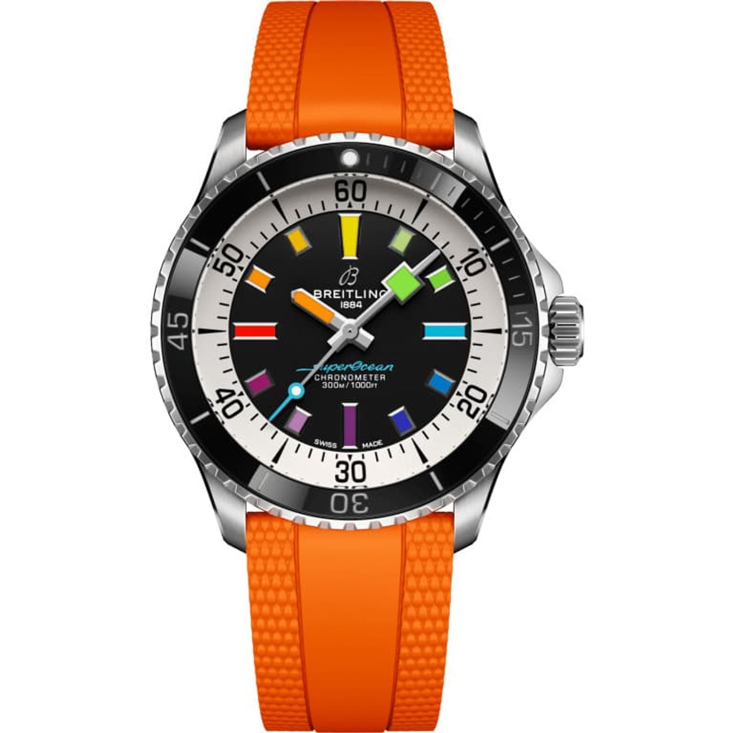 Breitling Superocean 42 A17375211B2S3 (2024) - Zwart wijzerplaat Onbekend Staal (1/1)