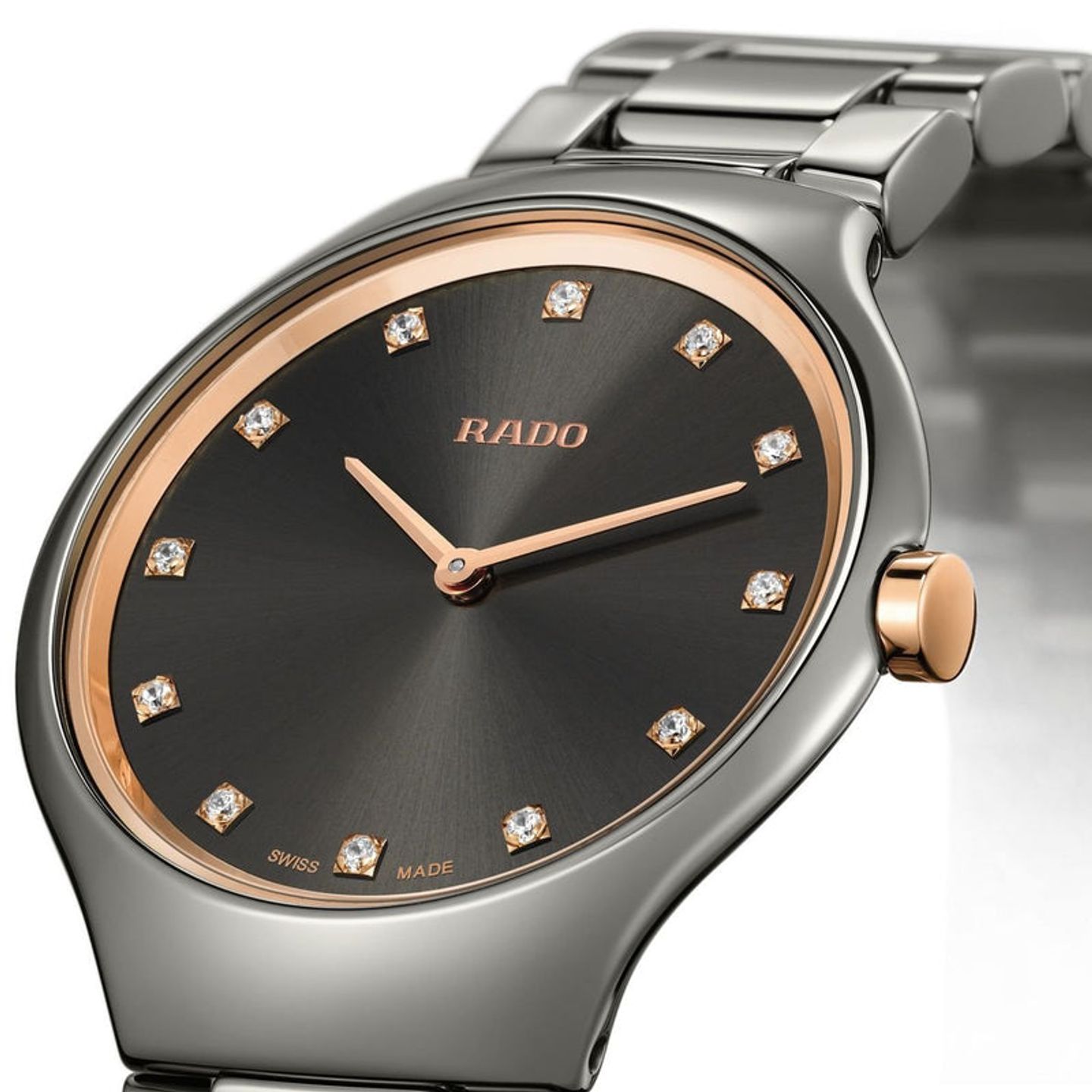Rado True Thinline R27956722 (2026) - Grey dial 30 mm Ceramic case (2/3)