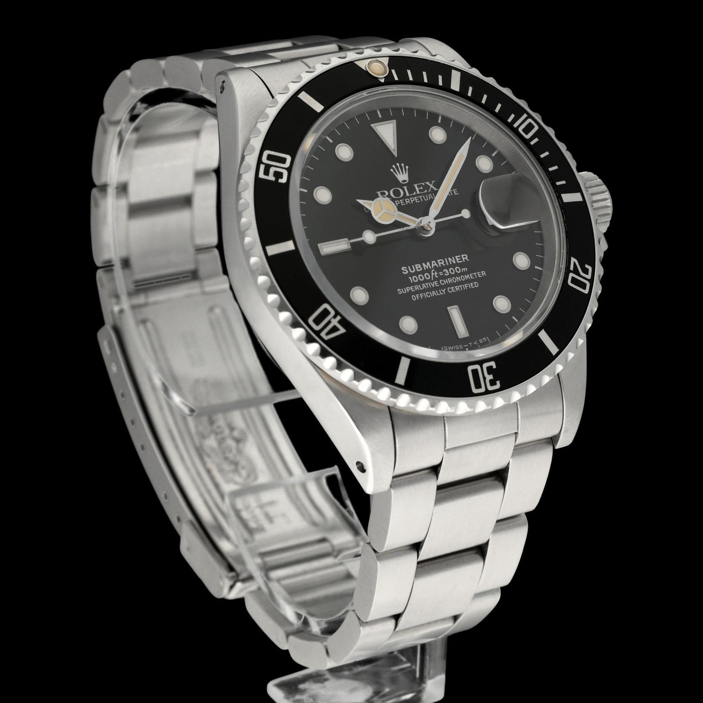 Rolex Submariner Date 168000 (1987) - Black dial 40 mm Steel case (4/8)