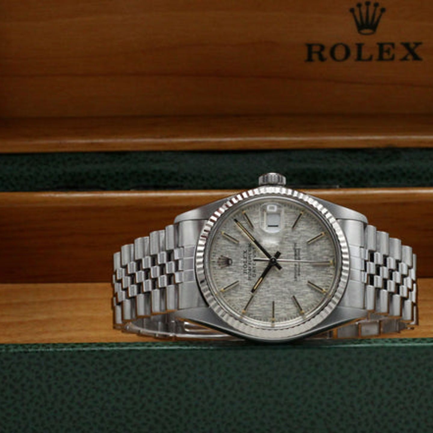 Rolex Datejust 36 16014 (1985) - Zilver wijzerplaat 36mm Staal (3/7)