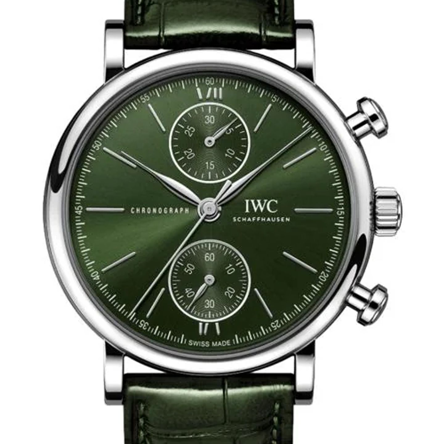 IWC Portofino Chronograph IW391405 (2026) - Green dial 39 mm Steel case (1/1)