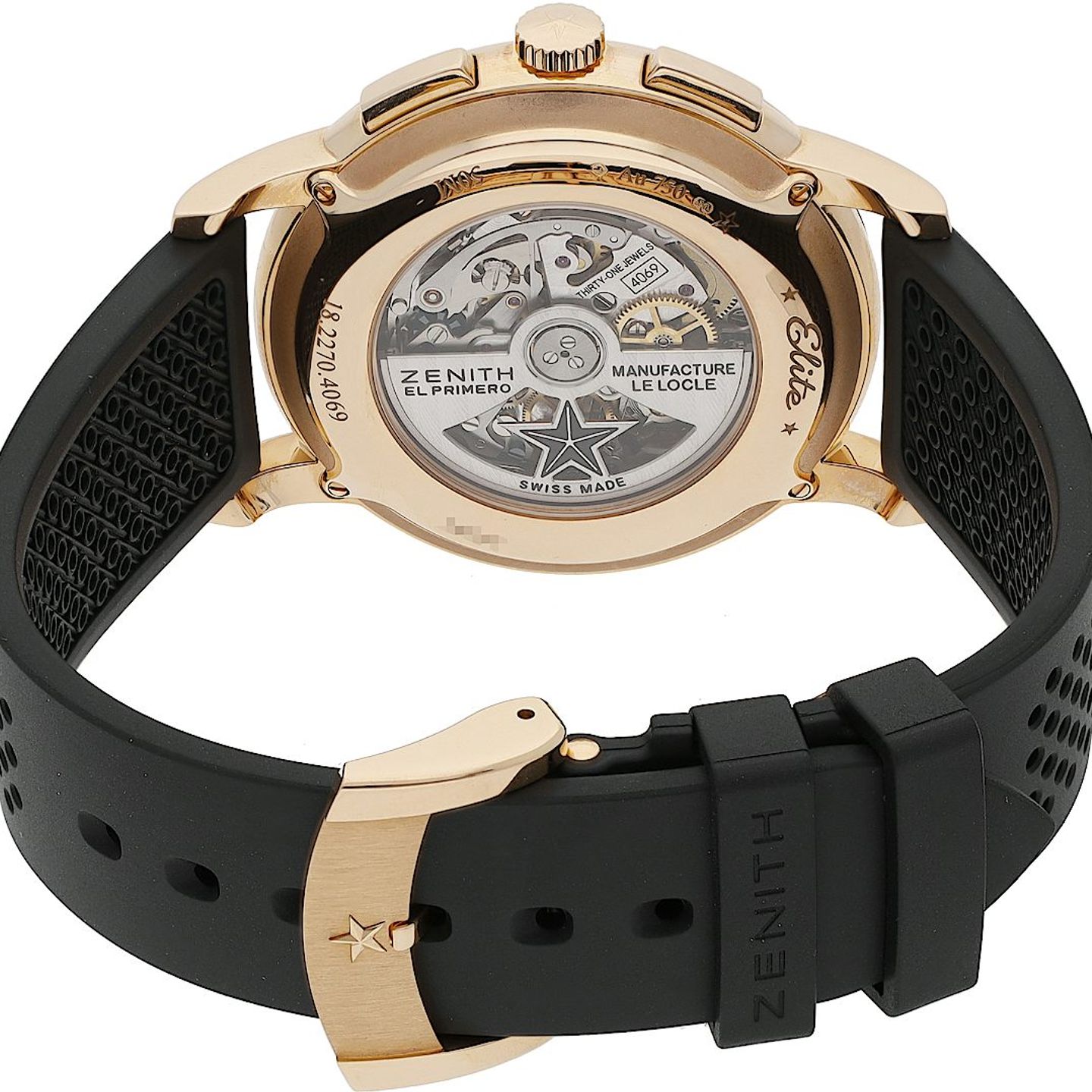 Zenith Elite Chronograph Classic 18.2270.4069/18.C498 (2021) - Grey dial 42 mm Rose Gold case (5/5)