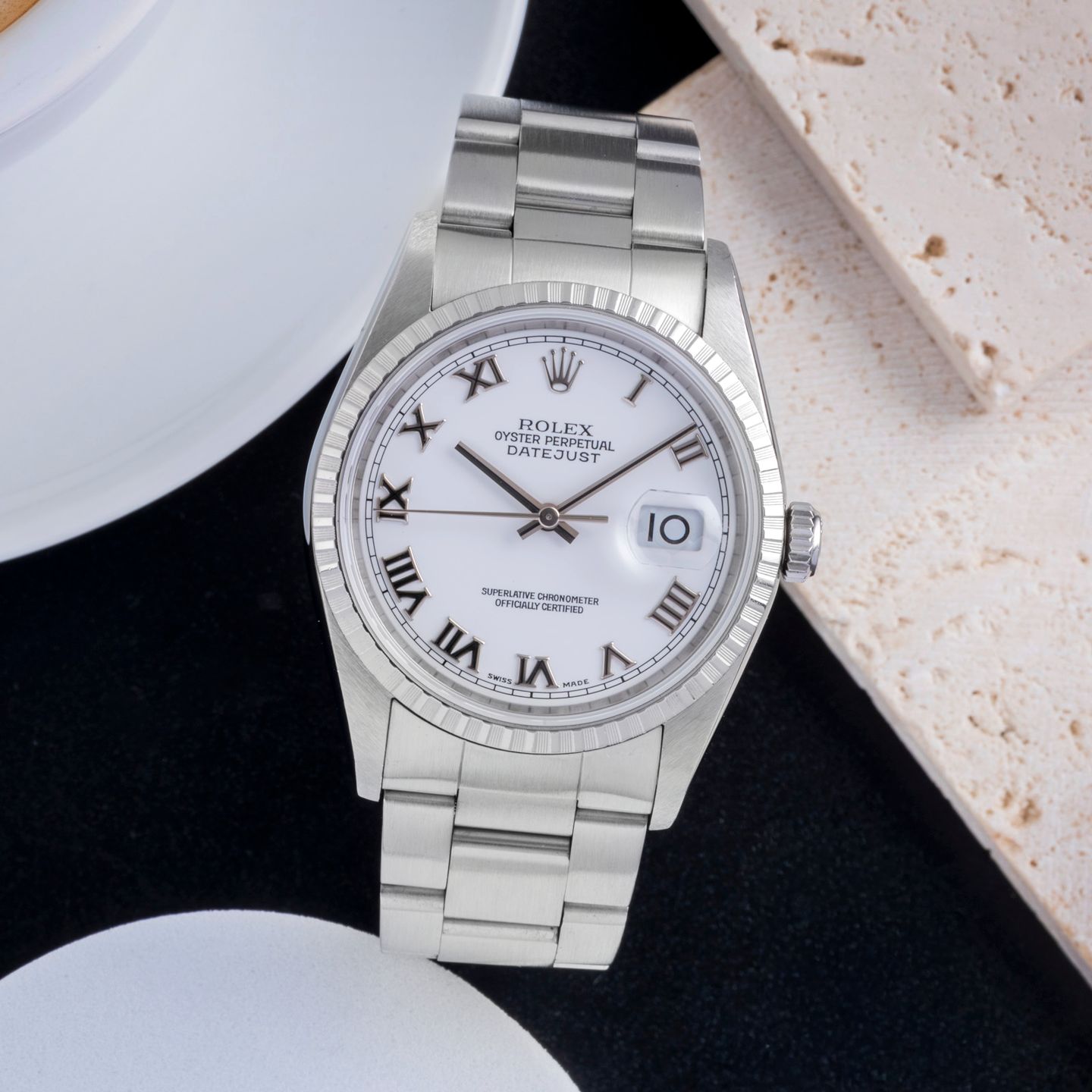 Rolex Datejust 36 16220 (Unknown (random serial)) - 36 mm Steel case (1/8)