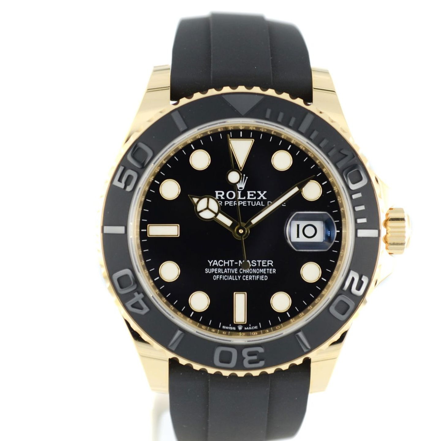 Rolex Yacht-Master 42 226658 (2025) - Black dial 42 mm Yellow Gold case (1/7)