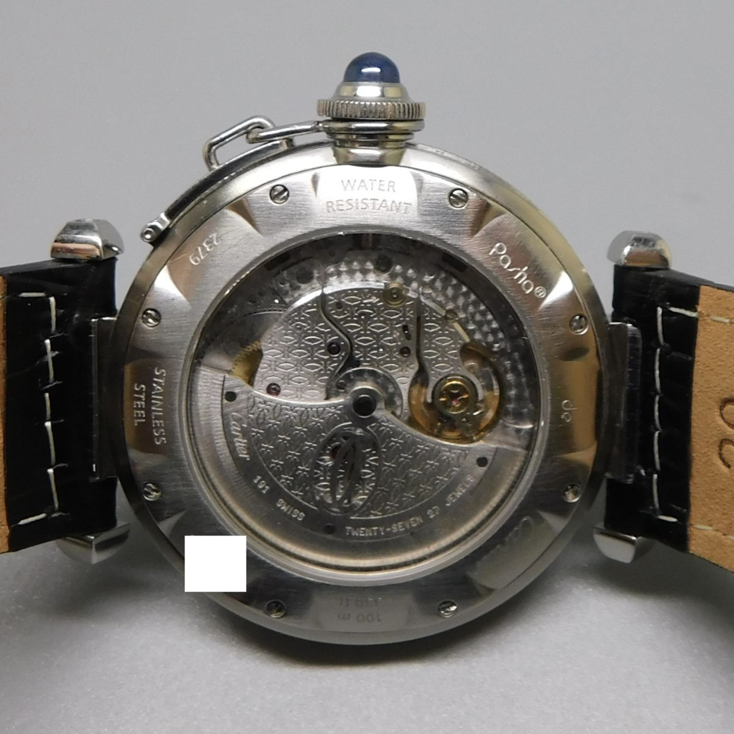 Cartier Pasha 2379 (2000) - Onbekend wijzerplaat 38mm Staal (4/4)