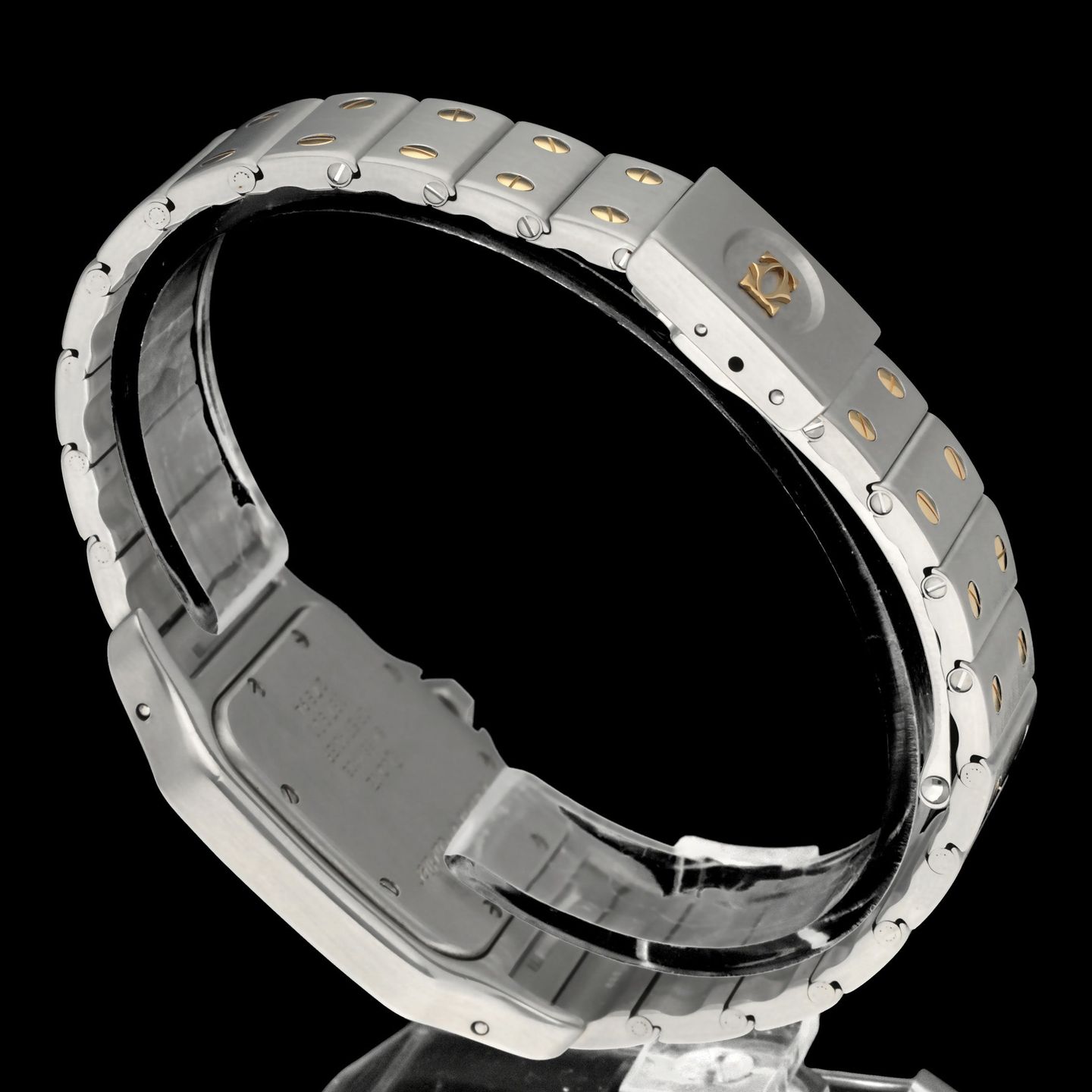 Cartier Santos Galbée W20011C4 (1990) - 29mm Goud/Staal (7/8)