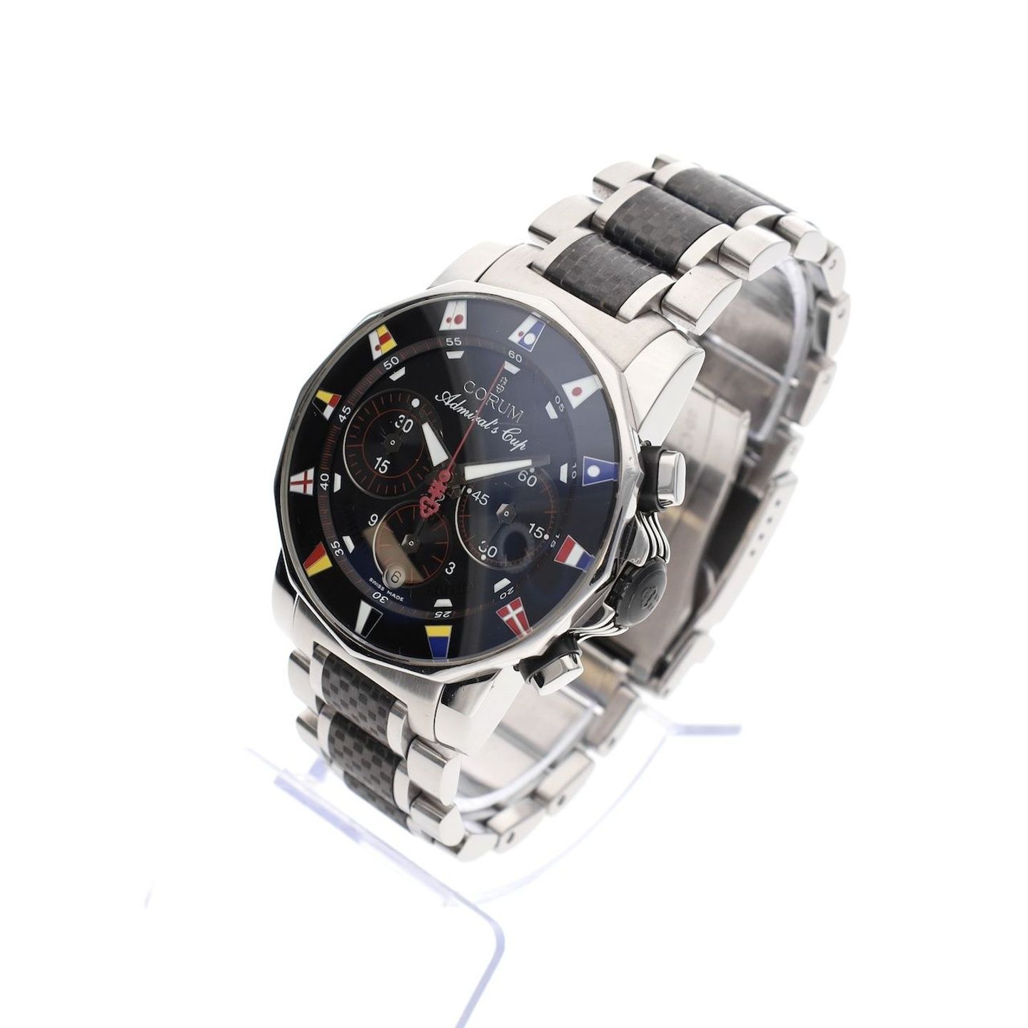 Corum Admiral's Cup 985.631.20 (2006) - Black dial 45 mm Steel case (2/8)