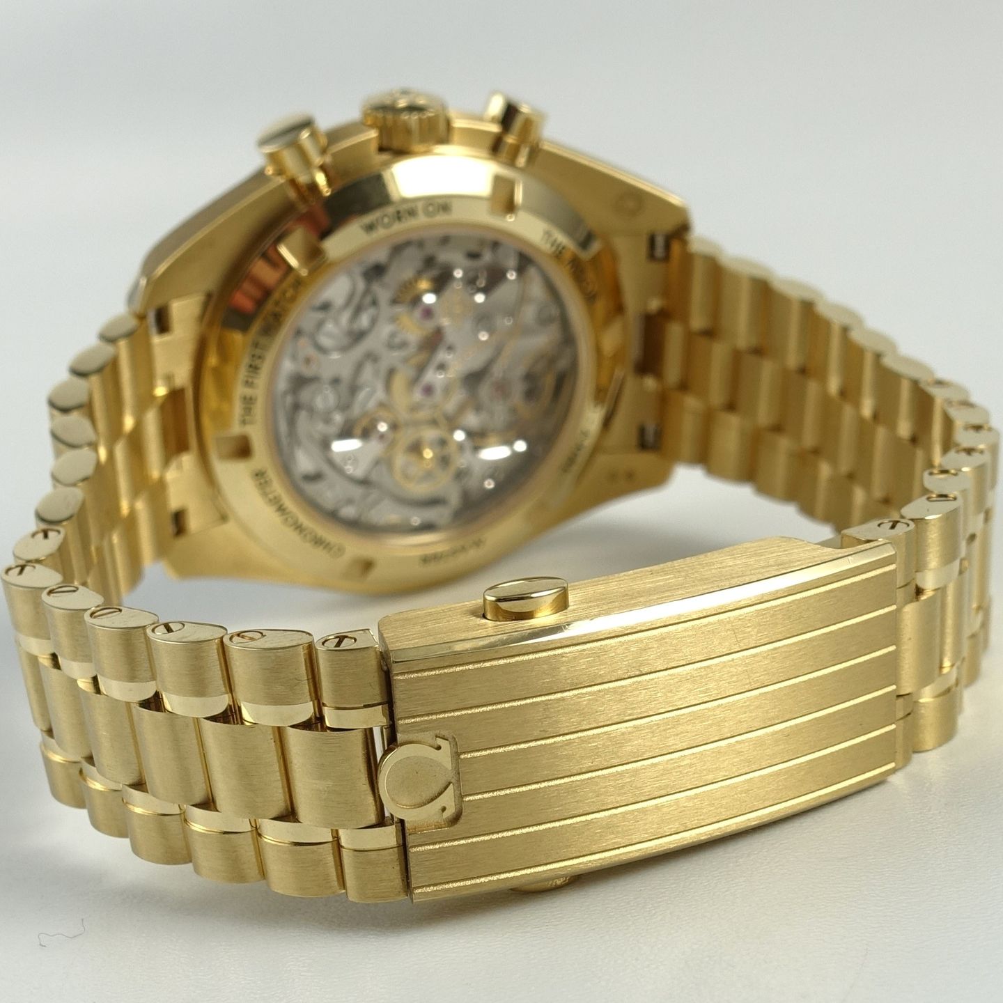 Omega Speedmaster Professional Moonwatch 310.60.42.50.99.002 (2024) - Champagne dial 42 mm Yellow Gold case (6/8)