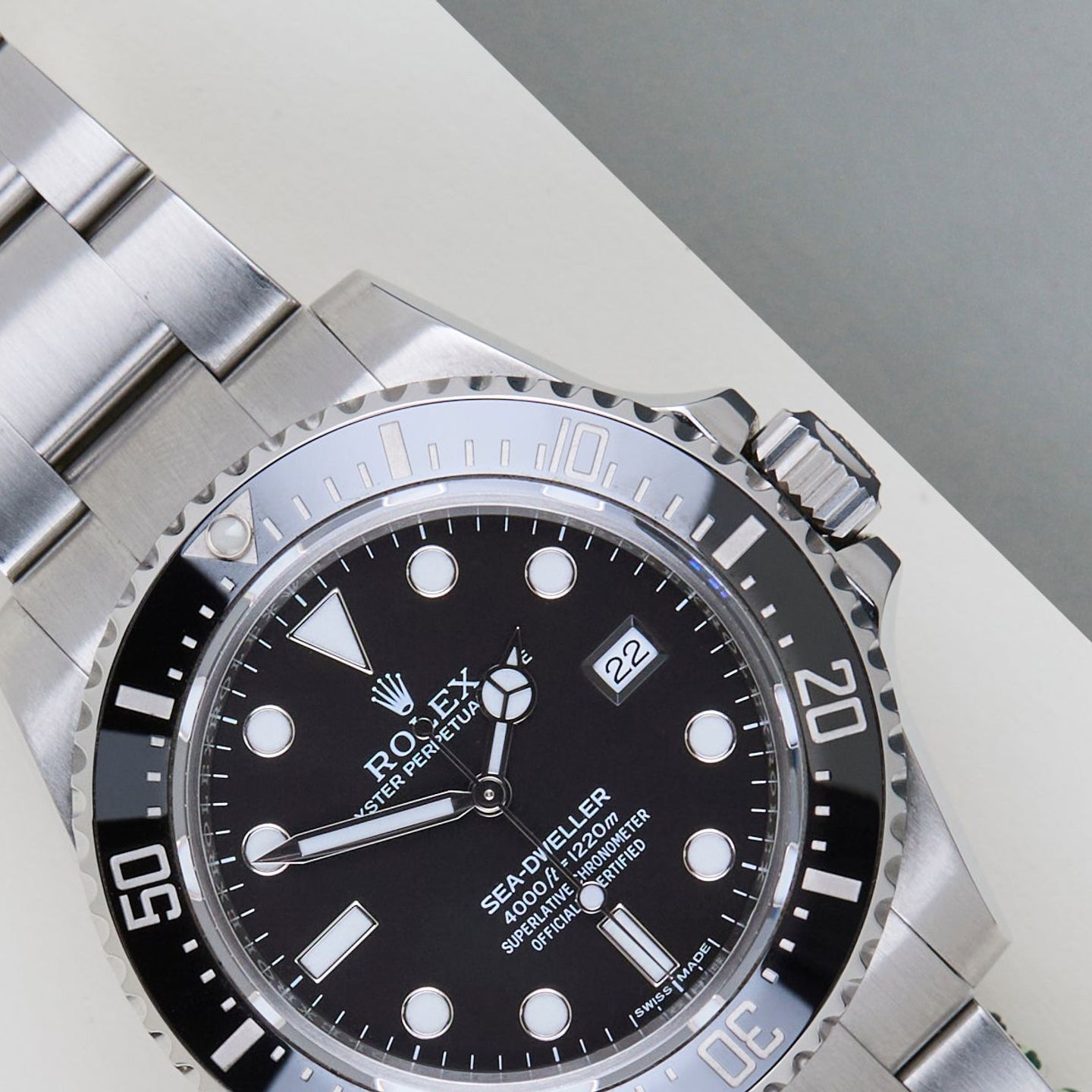 Rolex Sea-Dweller 4000 116600 (2015) - Black dial 40 mm Steel case (3/8)