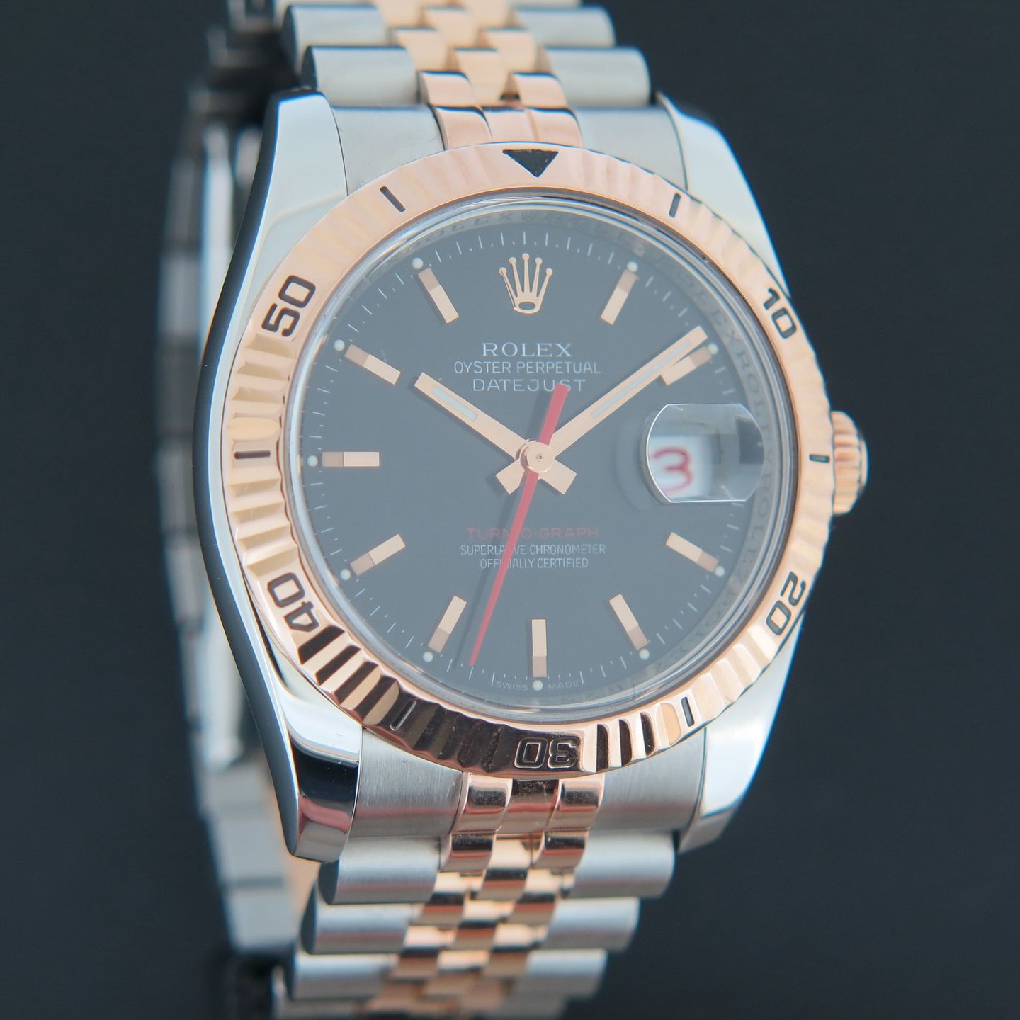 Rolex Datejust Turn-O-Graph 116261 (2006) - 36mm Goud/Staal (4/6)