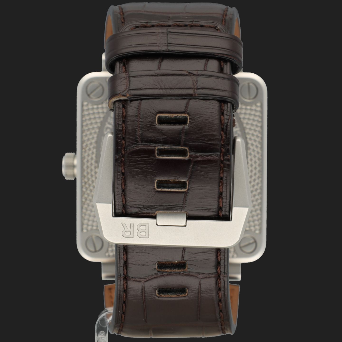 Bell & Ross BR 01 BR01-SKULL-SK (2018) - Zilver wijzerplaat 46mm Staal (6/8)