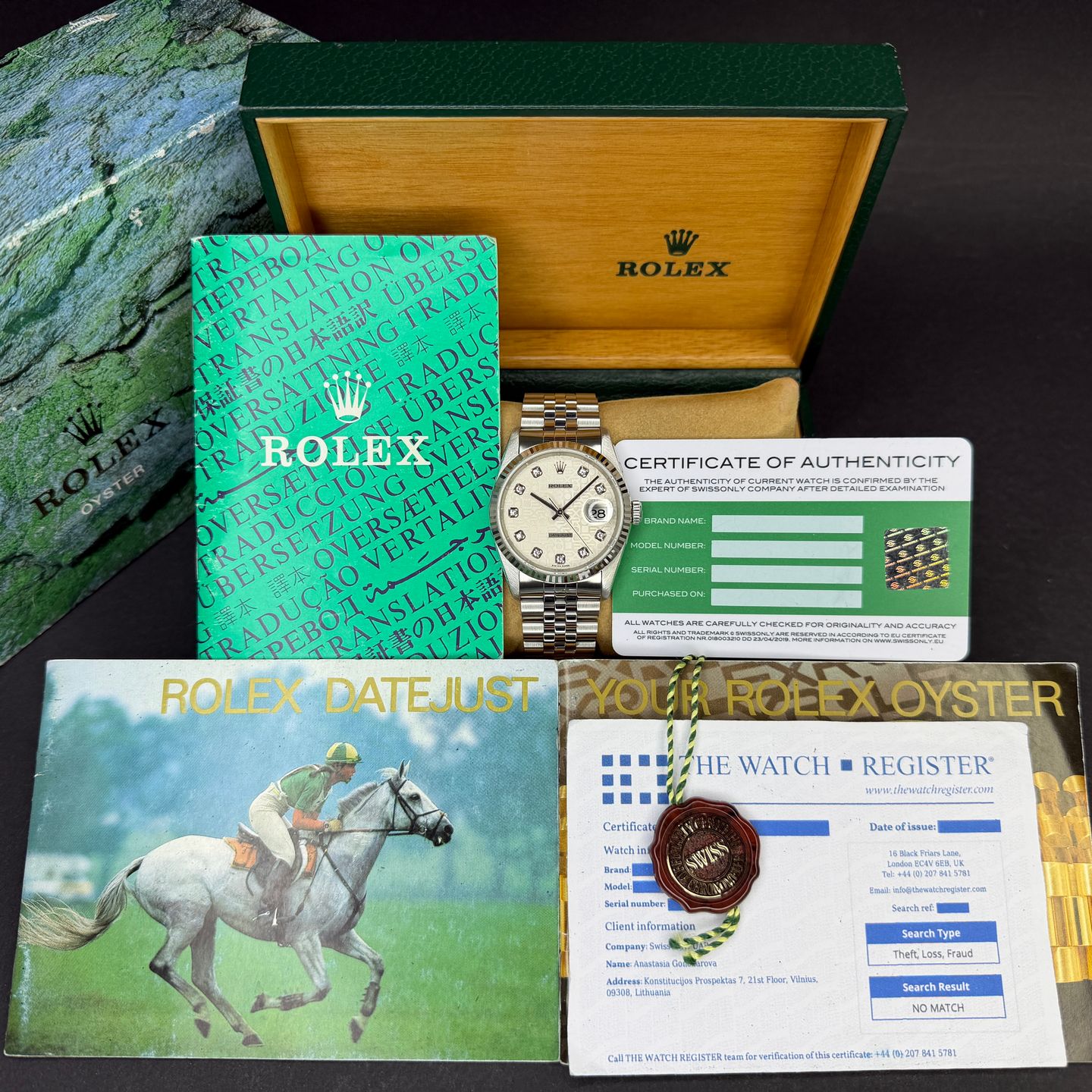 Rolex Datejust 36 16234 (1996) - 36 mm Steel case (3/8)