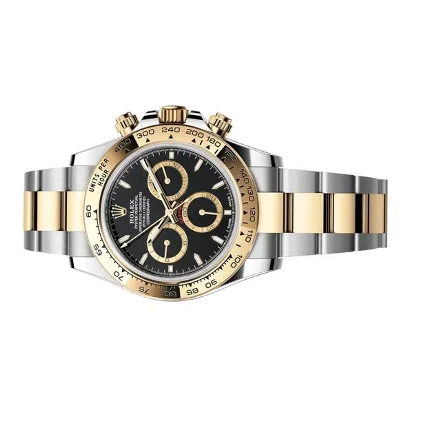 Rolex Daytona 126503 (2024) - Black dial 40 mm Gold/Steel case (6/6)