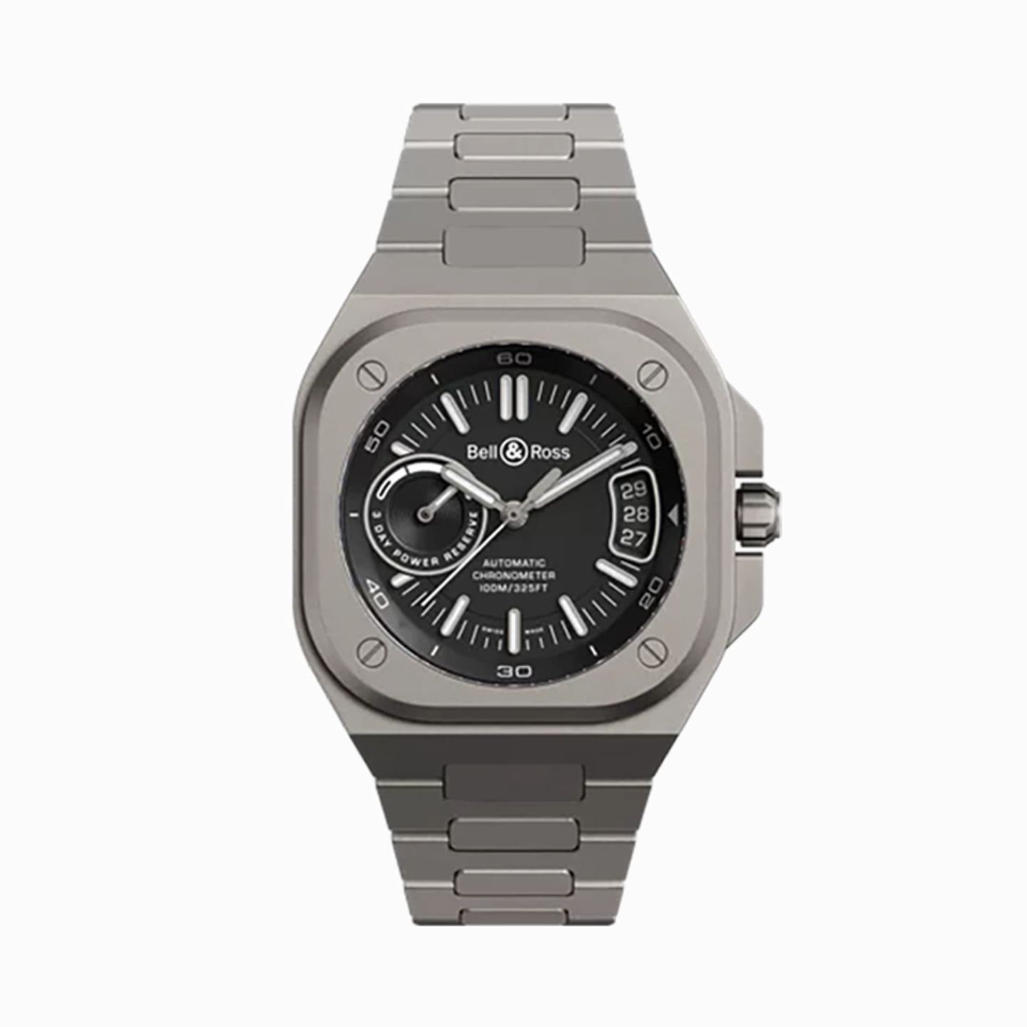 Bell & Ross Unknown BRX5R-BL-TI/STI (2025) - Black dial 41 mm Titanium case (1/1)
