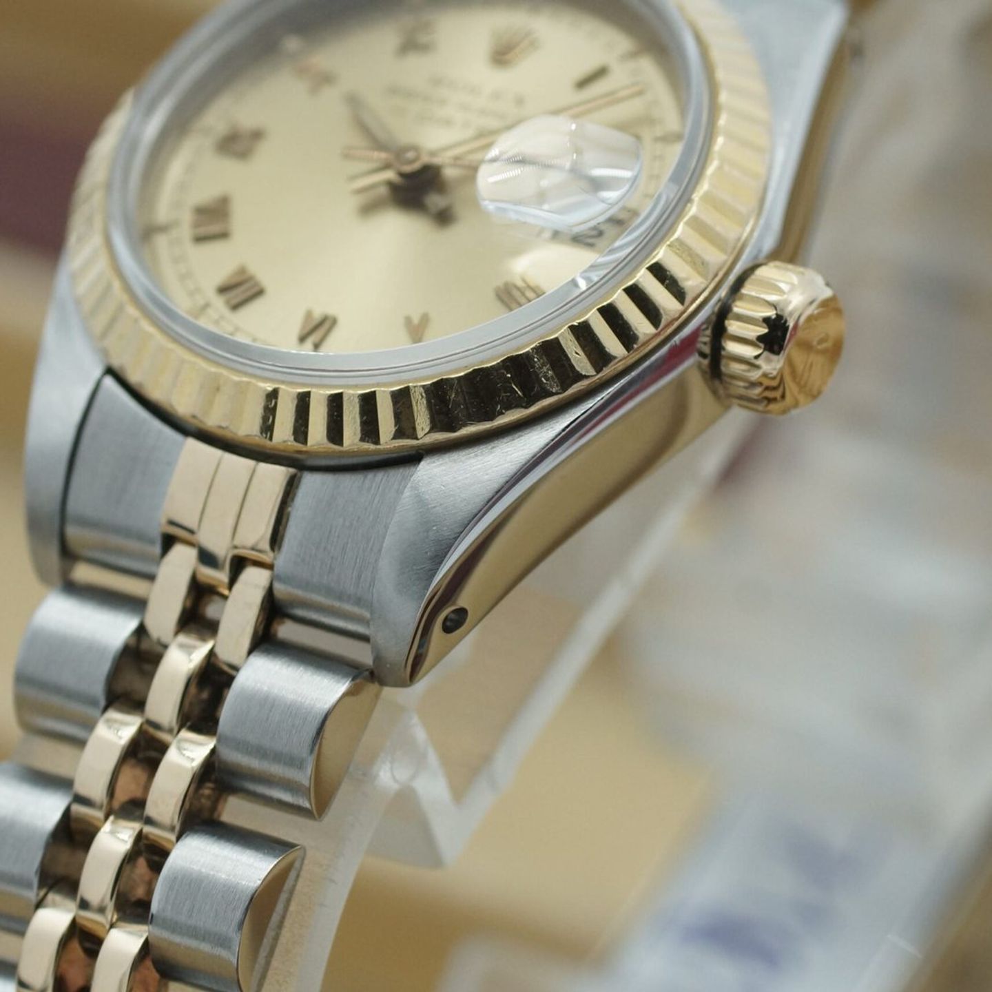 Rolex Lady-Datejust 69173 (1985) - 26mm Goud/Staal (5/8)