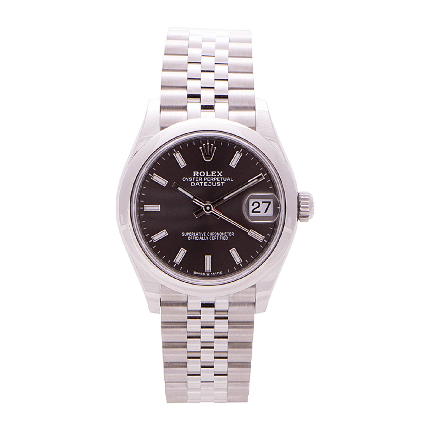 Rolex Datejust 31 278240 (2025) - Grijs wijzerplaat 31mm Staal (2/8)