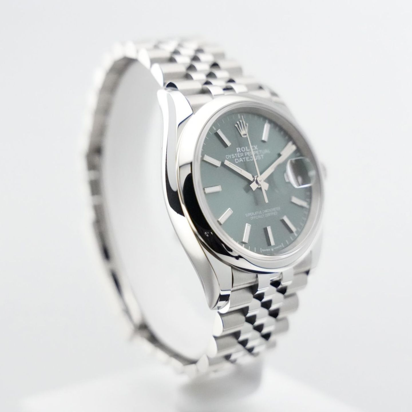 Rolex Datejust 36 126200 (2024) - Groen wijzerplaat 36mm Staal (8/8)