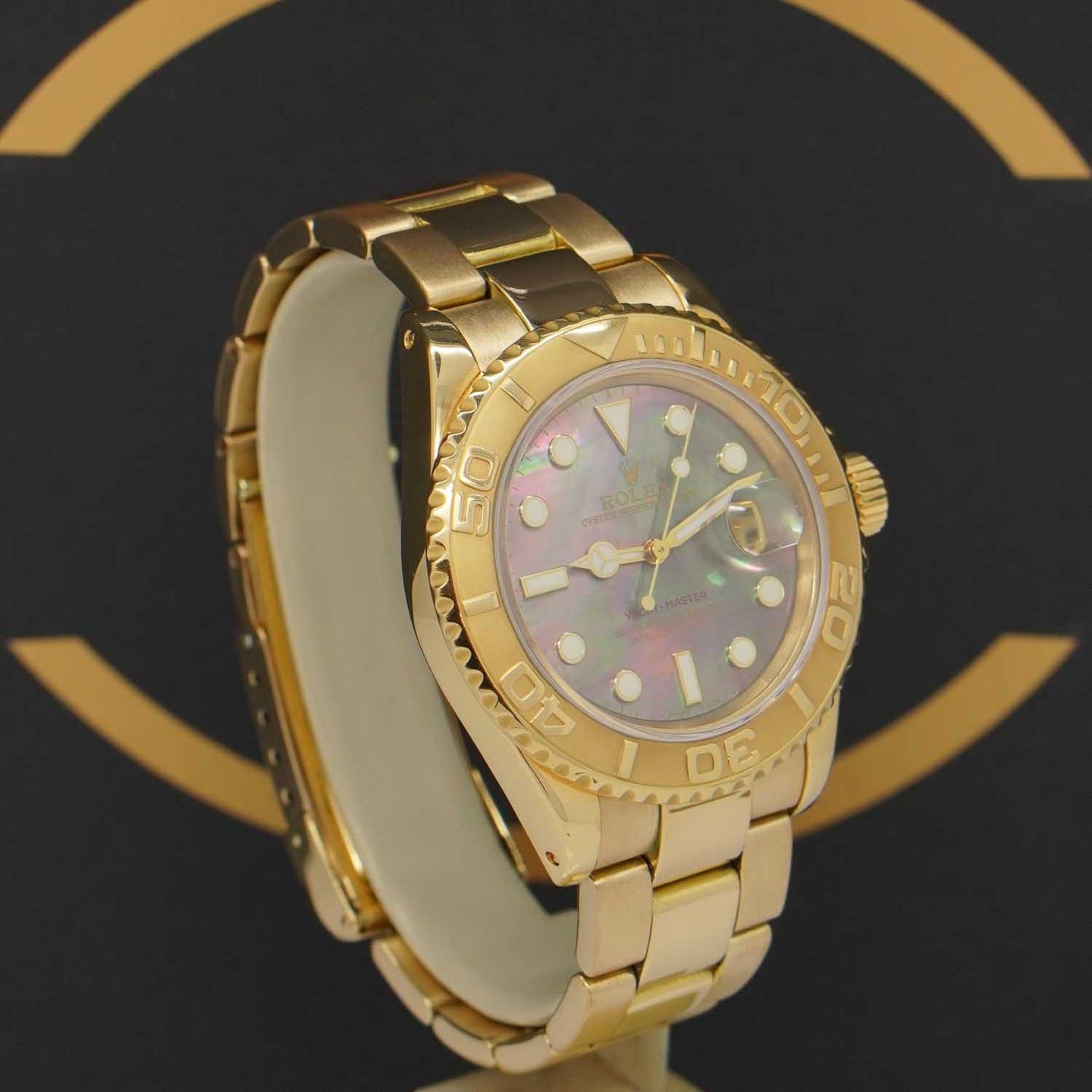 Rolex Yacht-Master 40 16628 (1992) - Pearl dial 40 mm Yellow Gold case (3/7)
