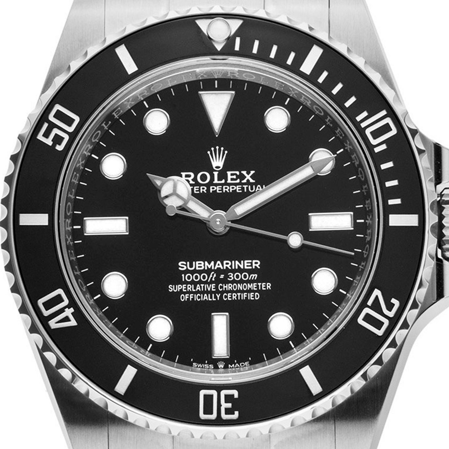 Rolex Submariner No Date 124060 (2026) - Black dial 41 mm Steel case (1/8)
