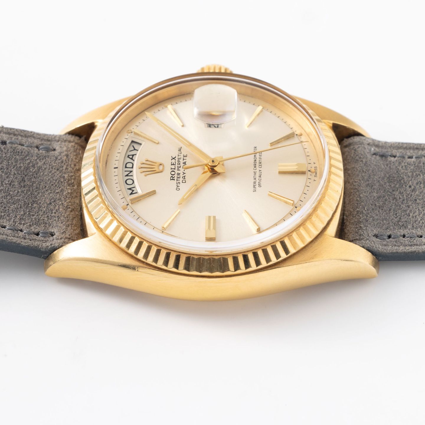 Rolex Day-Date 1803 (1965) - Silver dial 36 mm Yellow Gold case (6/8)