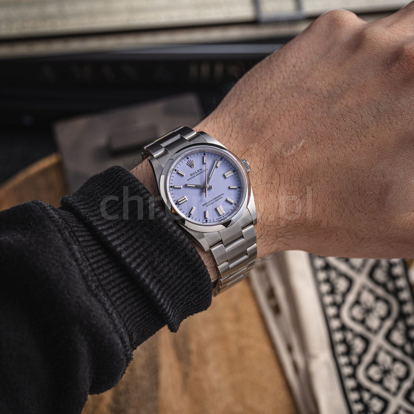 Rolex Oyster Perpetual 36 126000 (2025) - Paars wijzerplaat 36mm Staal (5/8)