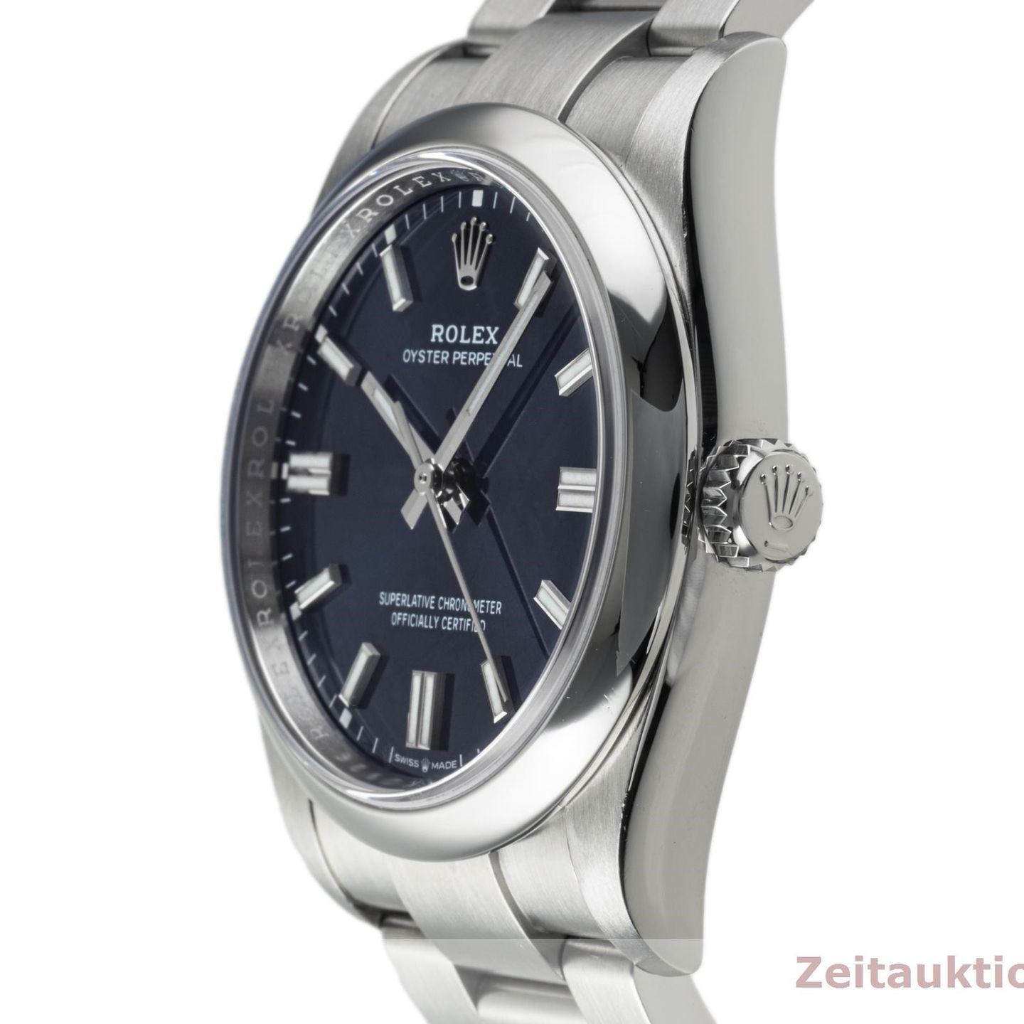 Rolex Oyster Perpetual 126000 (Unknown (random serial)) - Turquoise dial 36 mm Steel case (6/8)