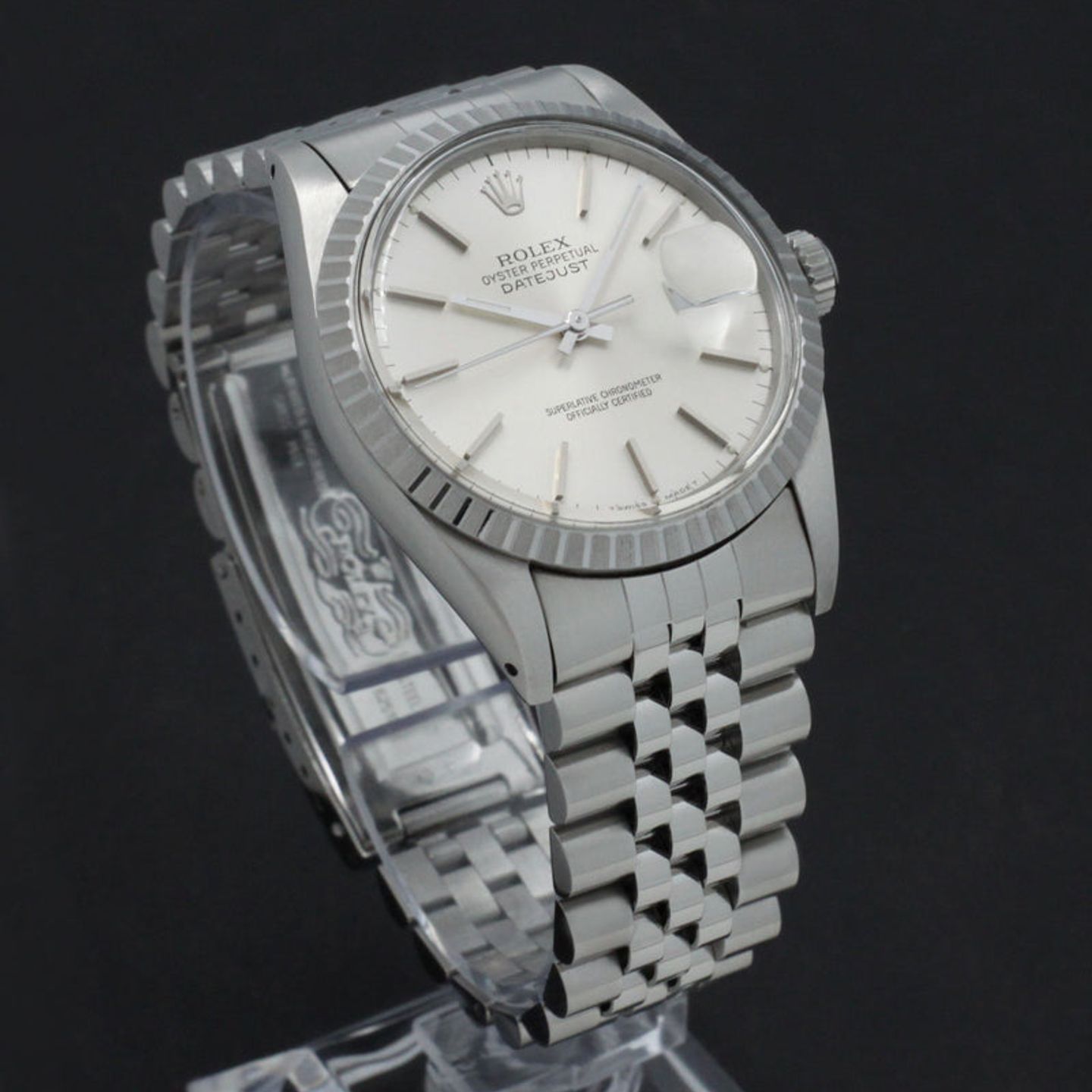 Rolex Datejust 36 16030 (1988) - Silver dial 36 mm Steel case (4/7)