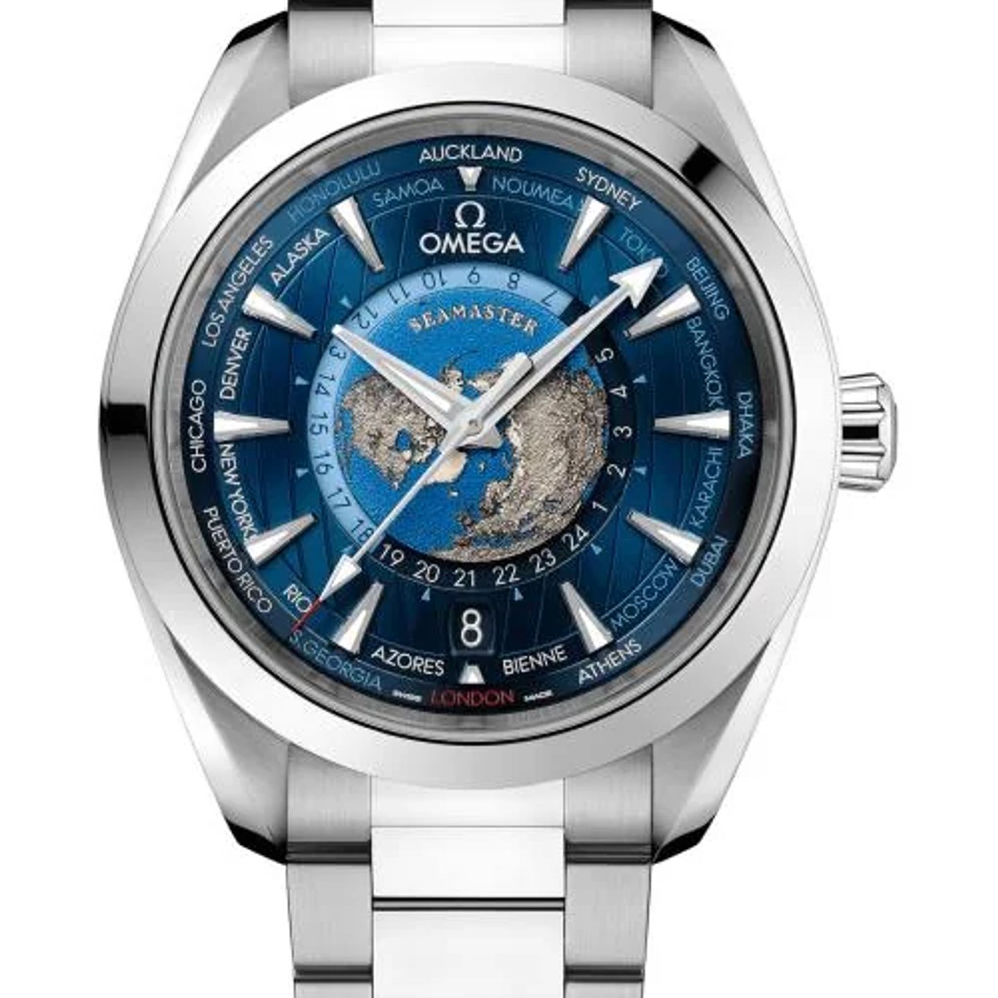 Omega Seamaster Aqua Terra 220.10.43.22.03.001 (2026) - Blauw wijzerplaat 43mm Staal (1/1)