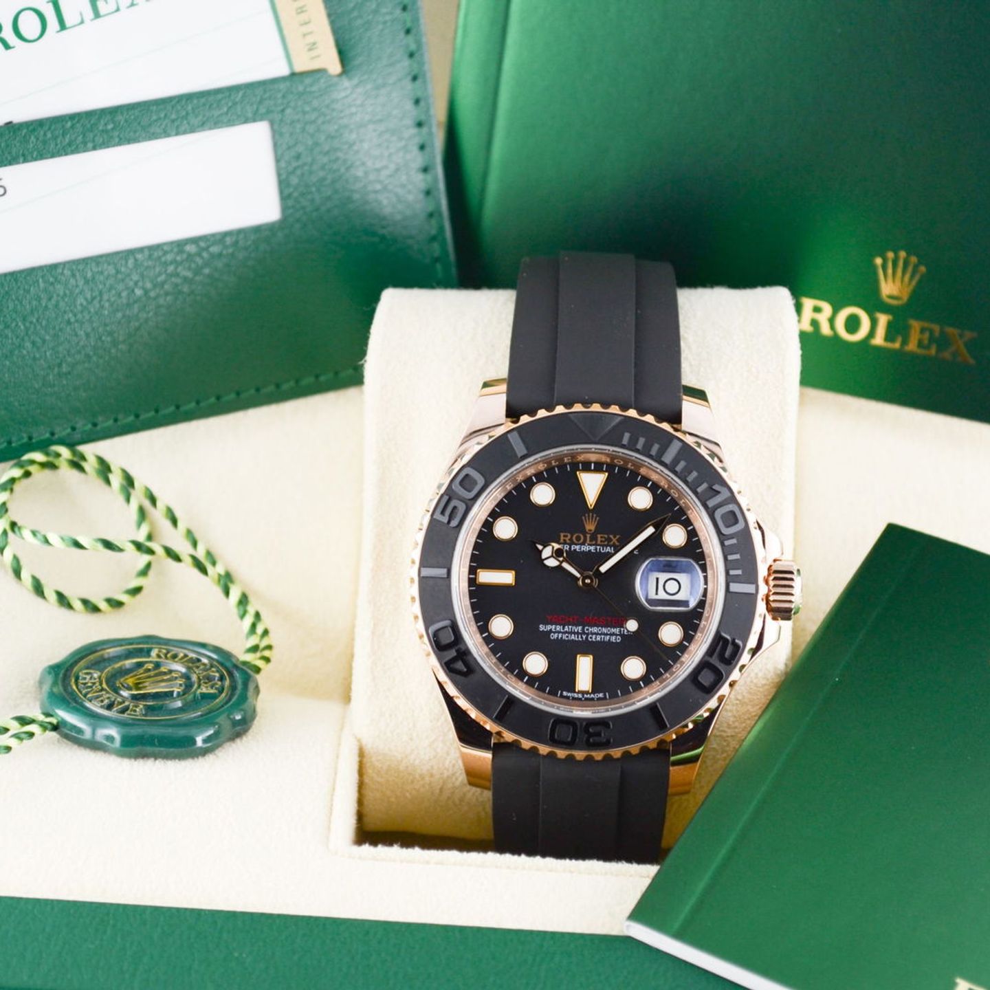 Rolex Yacht-Master 40 116655 (2019) - 40 mm Rose Gold case (7/7)