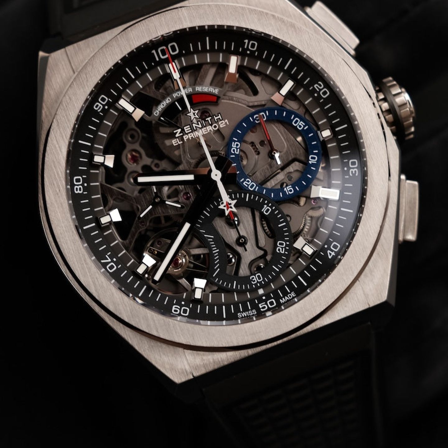 Zenith Defy El Primero 9.590.009.004 (2022) - Transparant wijzerplaat 44mm Titanium (1/8)